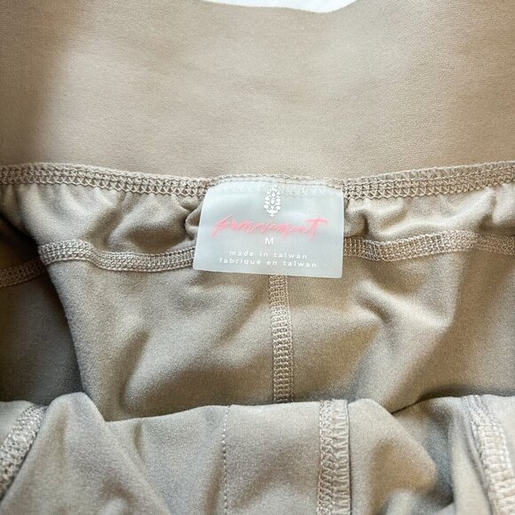 Free People Movement High Fives Jogger Pants Tan Khaki Women’s Size M - Picture 5 of 8